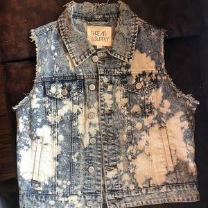 Thread & Supply denim vest
